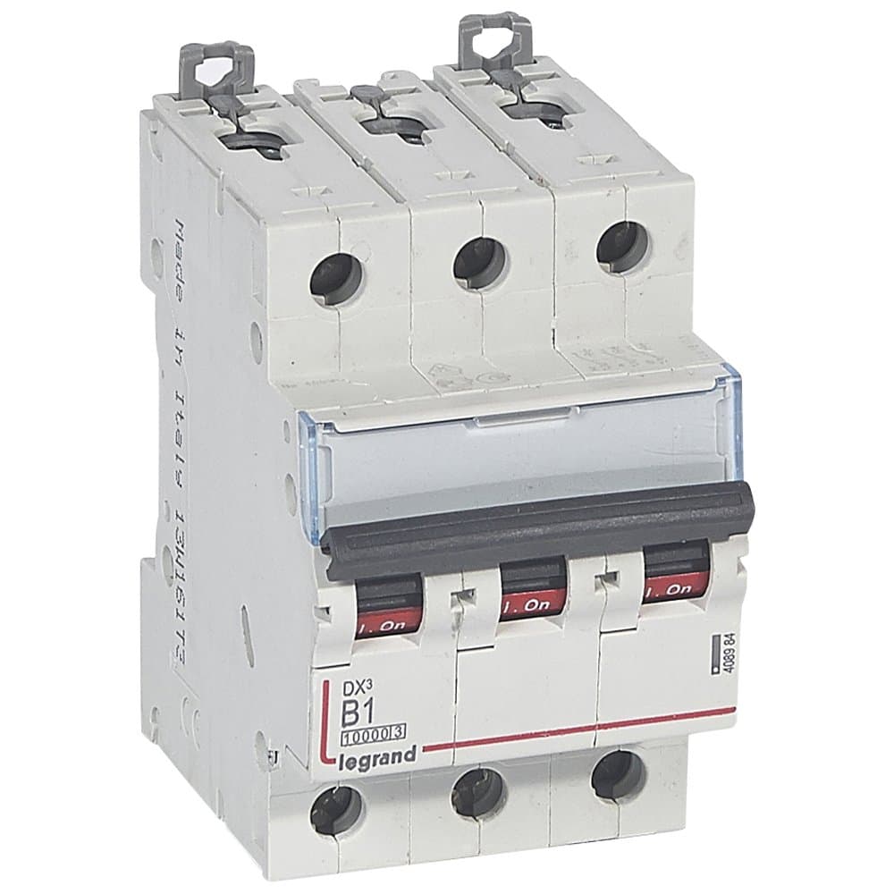 Legrand DX3 Автоматический выключатель 3P 1A (B) 10kA/16kA 408984 — миниатюра 1