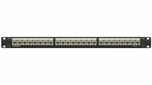 DKC Патч-панель 19",1U,CAT6, 24 модуля RJ45, неэкранированная