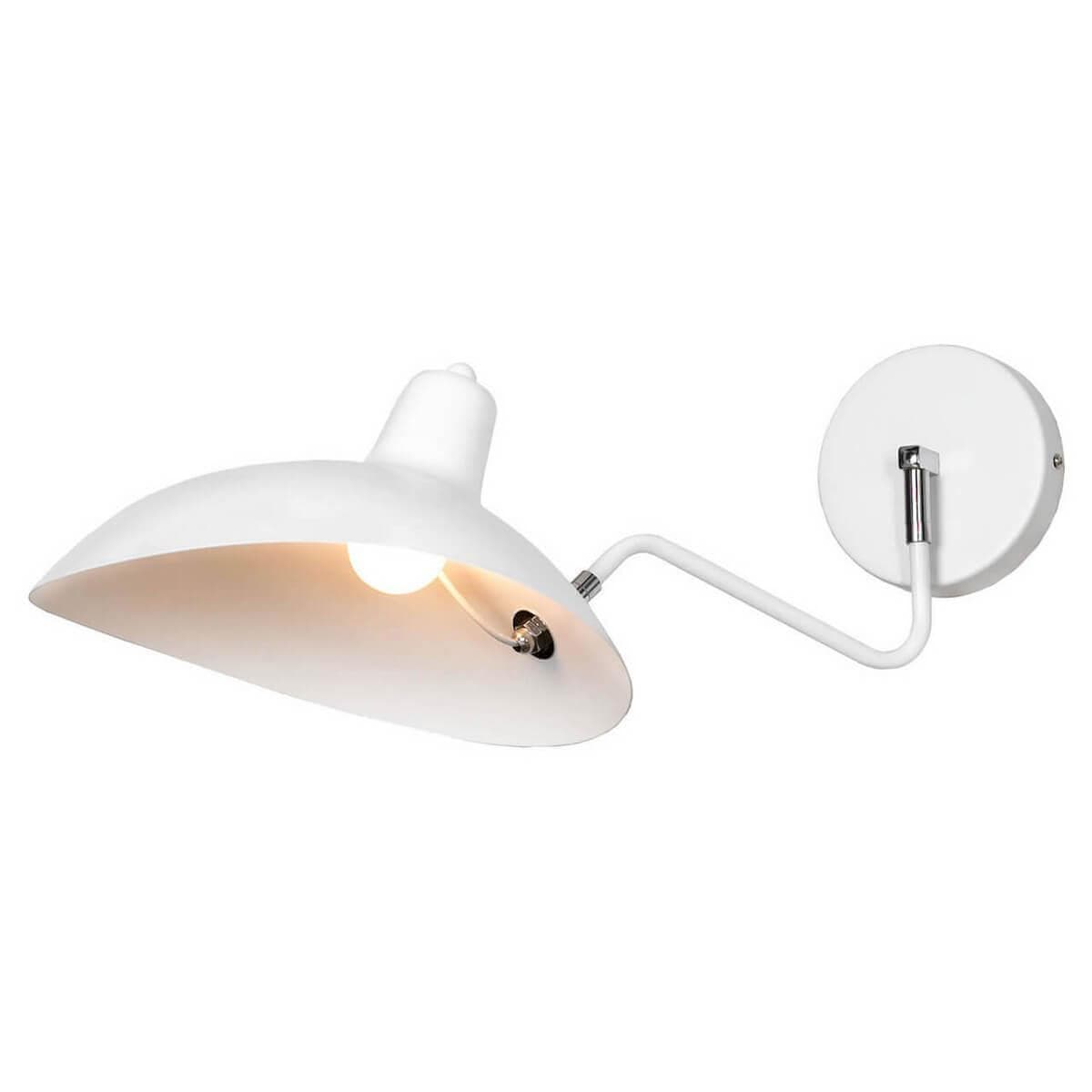 Lussole LOFT Металл Белый /  Металл Светильник настенный E27 10W GRLSP-8125