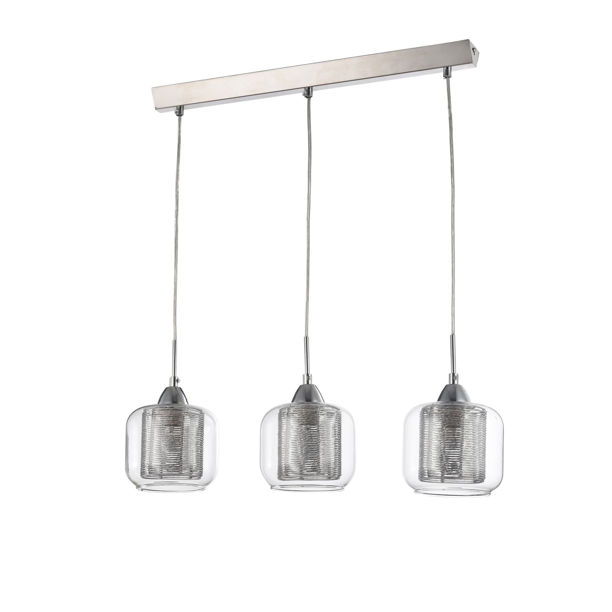 Freya Modern Wellington Хром Подвесной светильник E14 60W FR5314-PL-03-CH — миниатюра 2