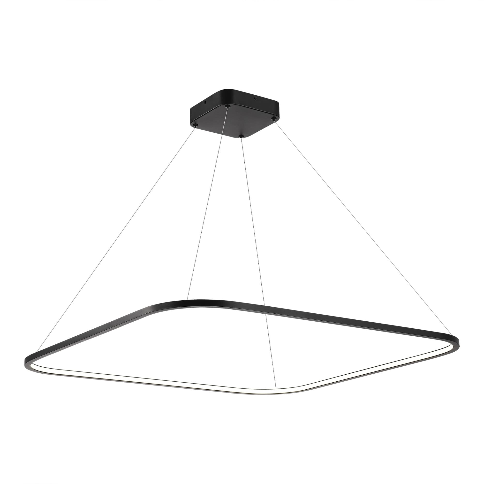 ST LUCE ST610.443.52 Светильник подвесной Черный/Белый LED 1*47W 4000K