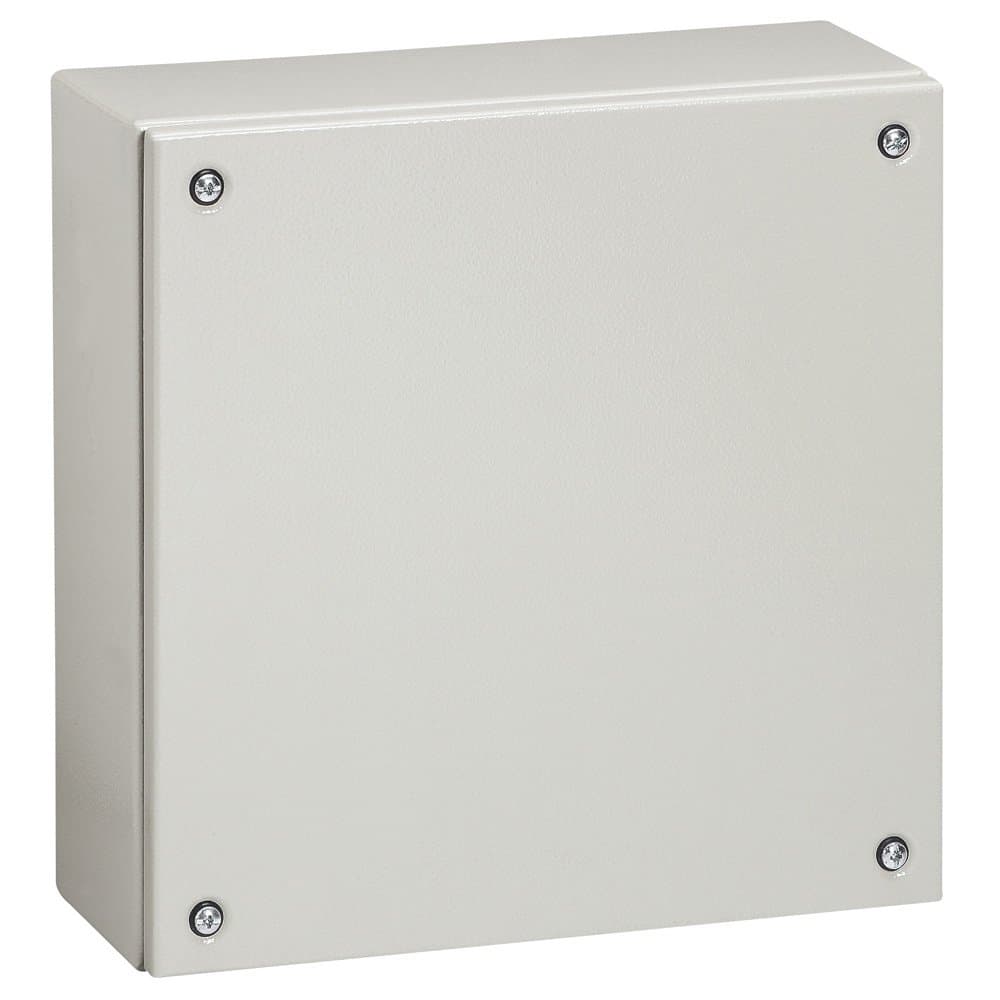 Legrand Промышленная коробка Atlantic металлическая квадратная IP66 IK10 200x200x80 мм RAL 7035 035603