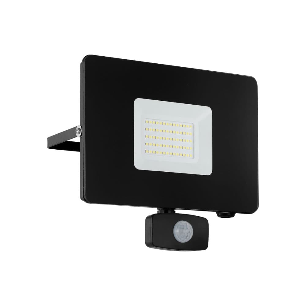 Eglo 97463 Ландшафтный светодный спот FAEDO 3 c датчиком движения, 50W (LED), 4800lm, L205, H200, , алюминий, черный