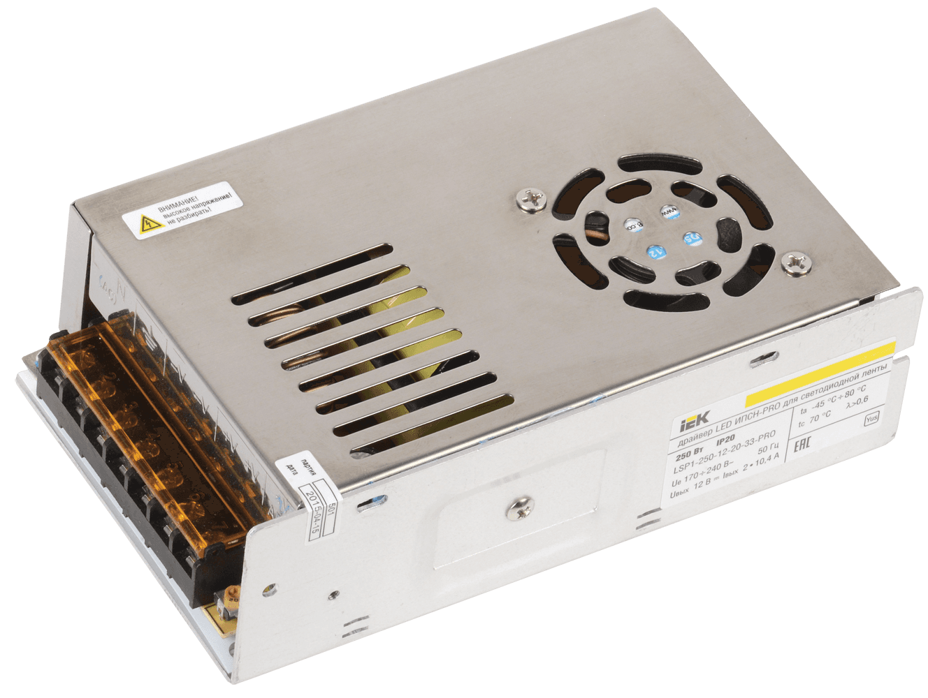 IEK Драйвер LED ИПСН-PRO 360Вт 12 В блок - клеммы IP20 — миниатюра 2