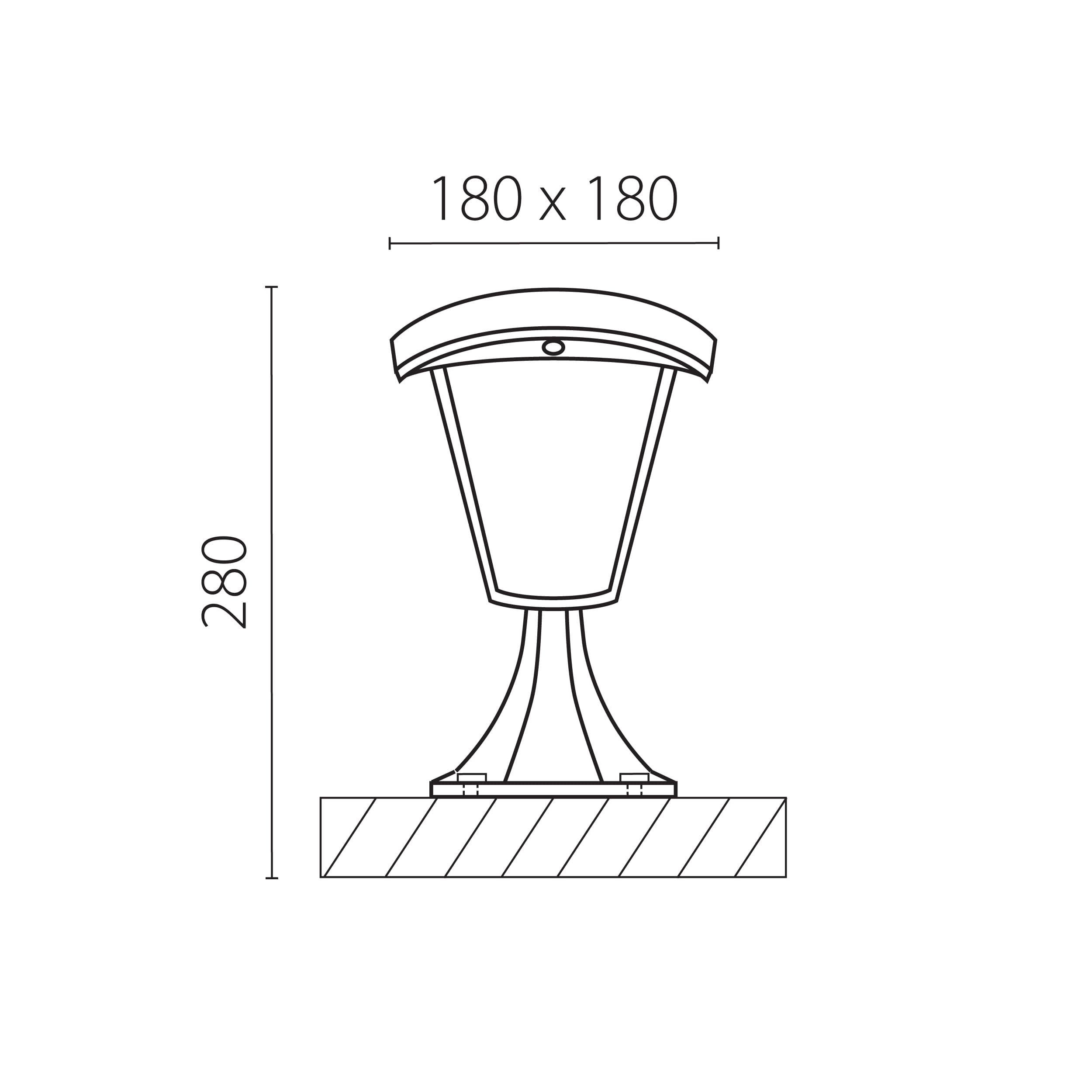 Lightstar Светильник светодиодный уличный парковый Lampione Lightstar 375970 — миниатюра 2