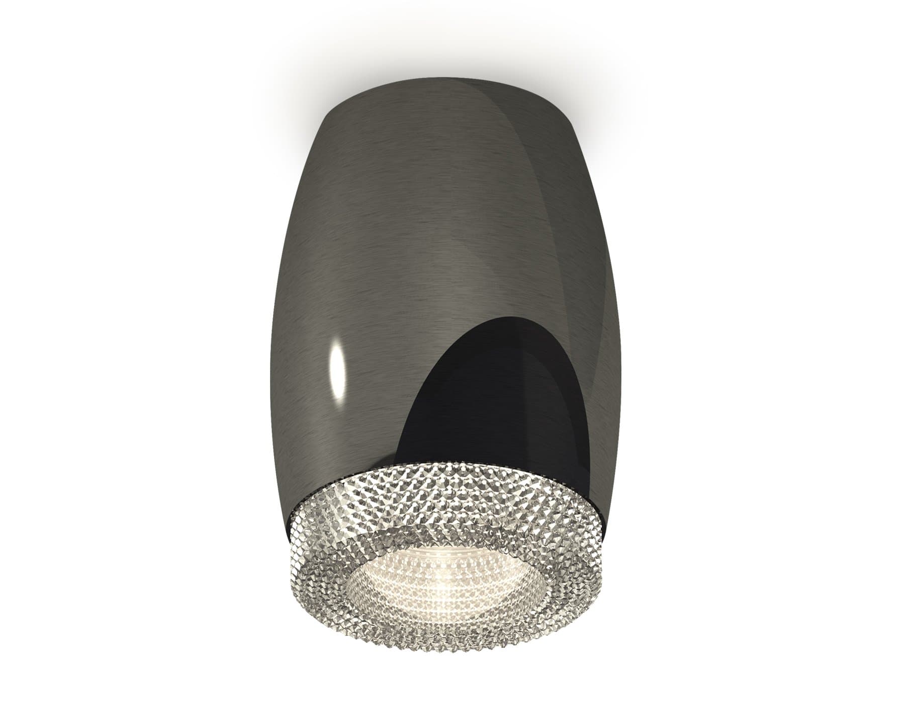 Ambrella Комплект накладного светильника с композитным хрусталем XS1123010 DCH/CL черный хром/прозрачный MR16 GU5.3 (C1123, N7191)