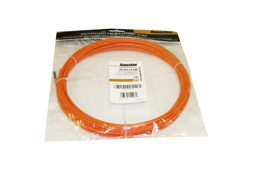 Hyperline CPS-GP3.5-B-30M Устройство для протяжки кабеля мини УЗК в бухте, 30м (диаметр прутка с оболочкой 3,5 мм) 248566