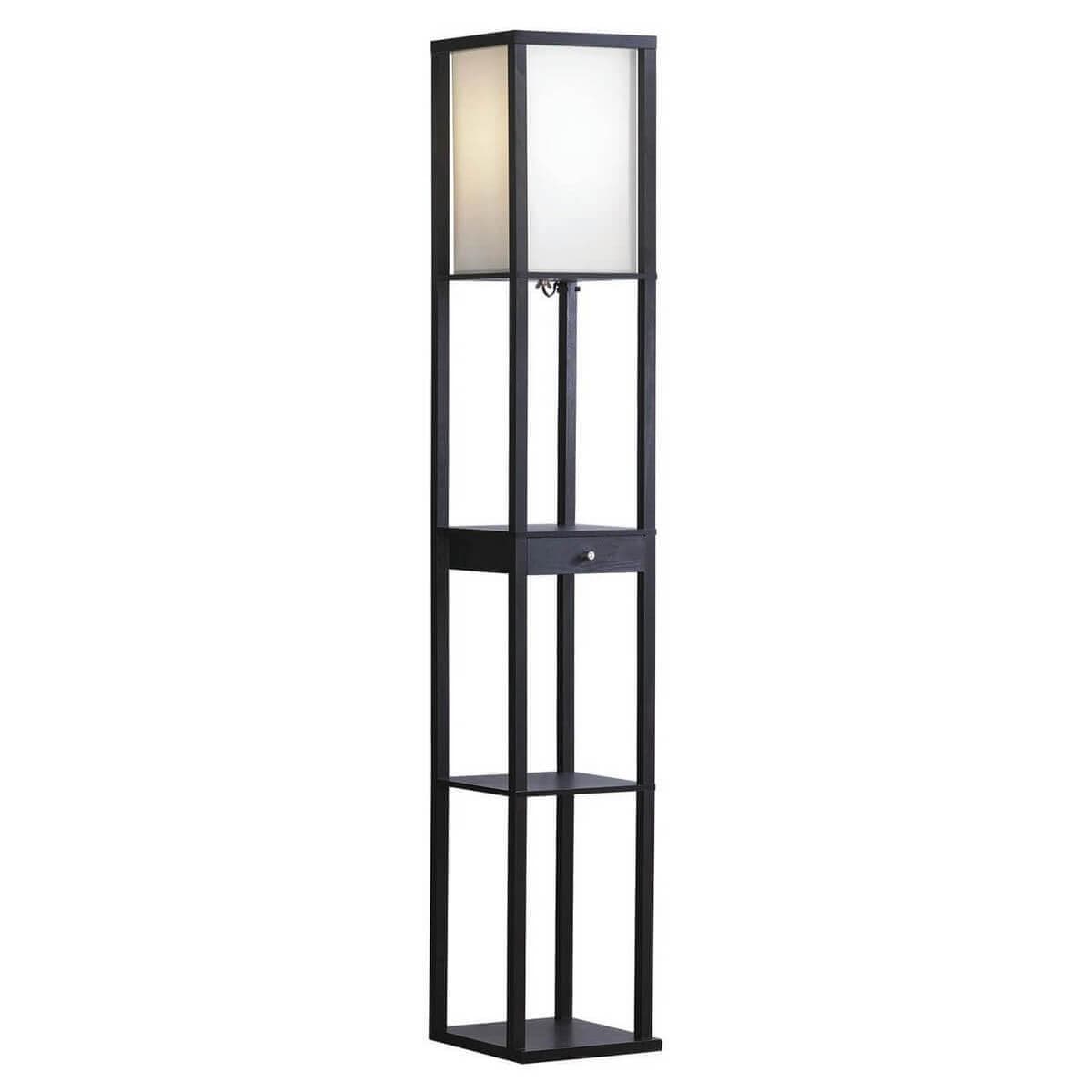 Lussole LGO Дерево Черный /  Ткань Торшер E27 150W LSP-0333 — миниатюра 1