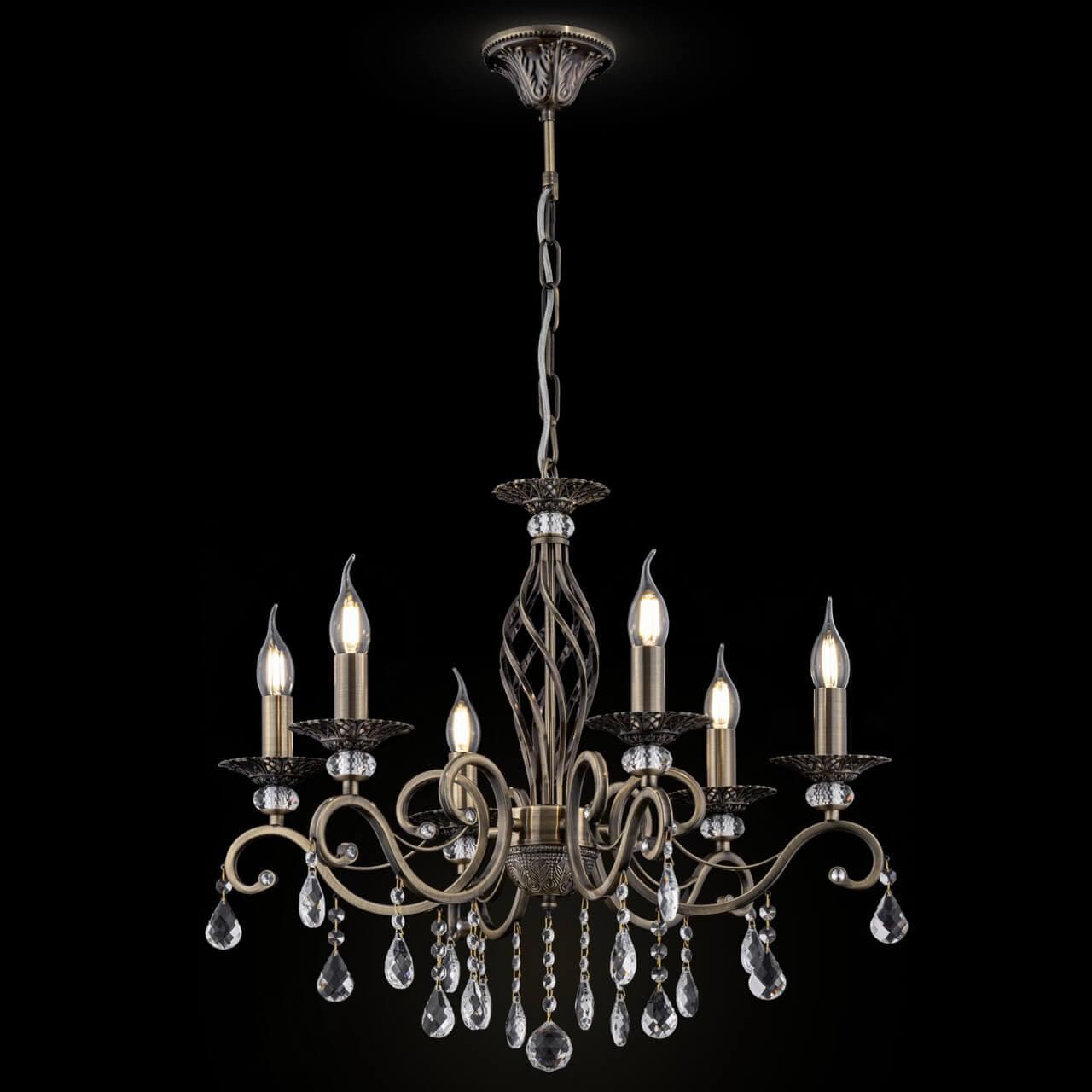 Maytoni Royal Classic Grace Латунь Люстра 6xE14 60W RC247-PL-06-R — миниатюра 7