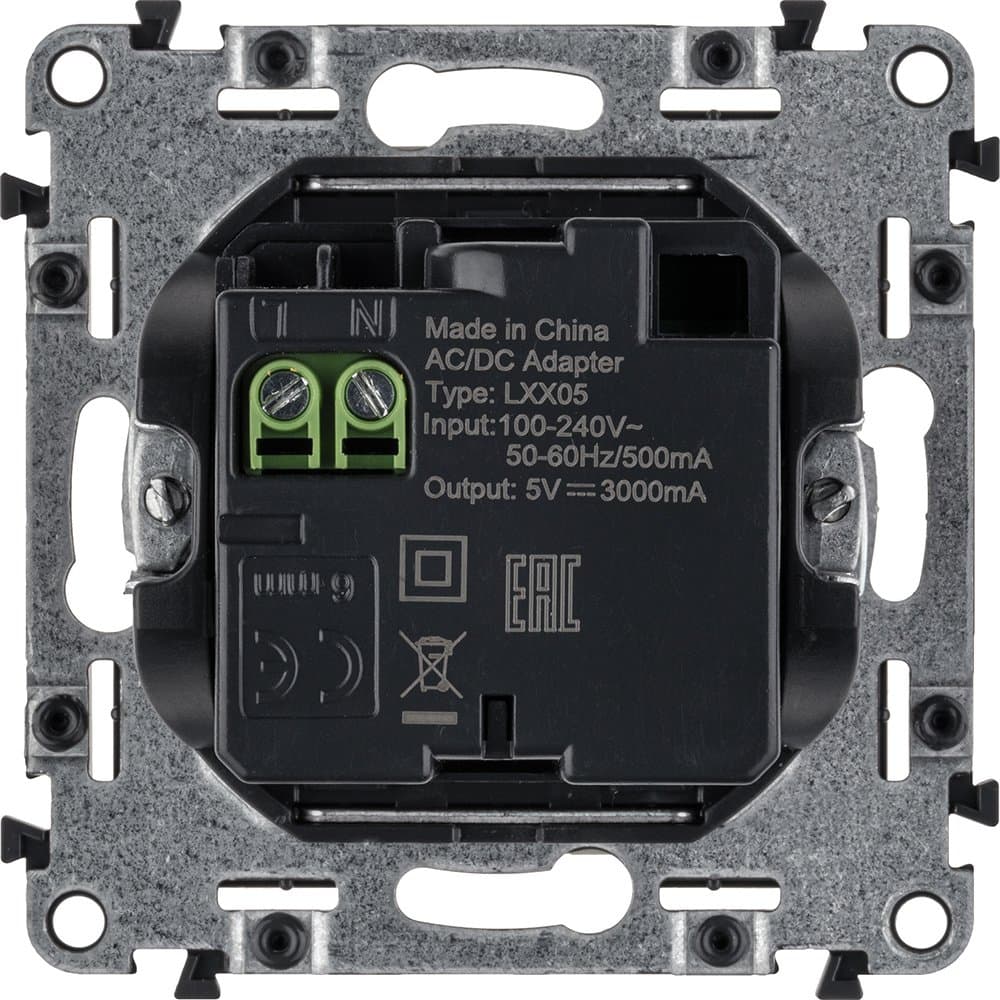 Legrand Vln-l Слоновая кость Зарядка USB A-C 753206 — миниатюра 2