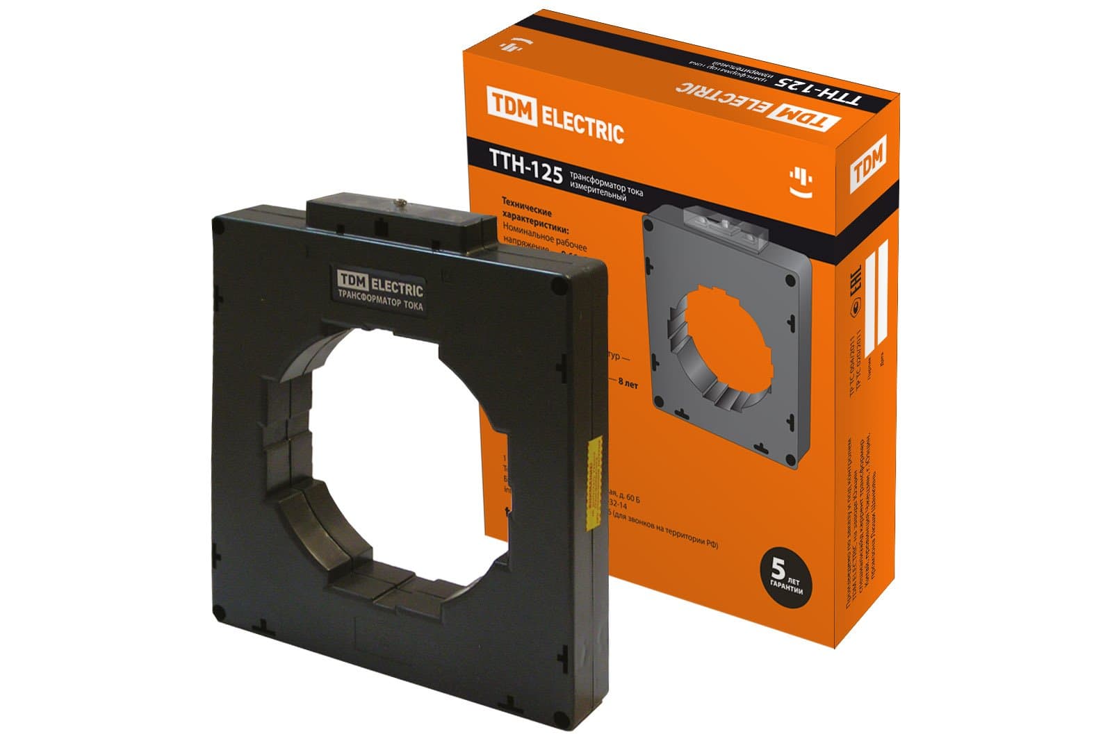 TDM Трансформатор тока измерительный ТТН 125/1500/5-15VA/0,5-Р SQ1101-1145