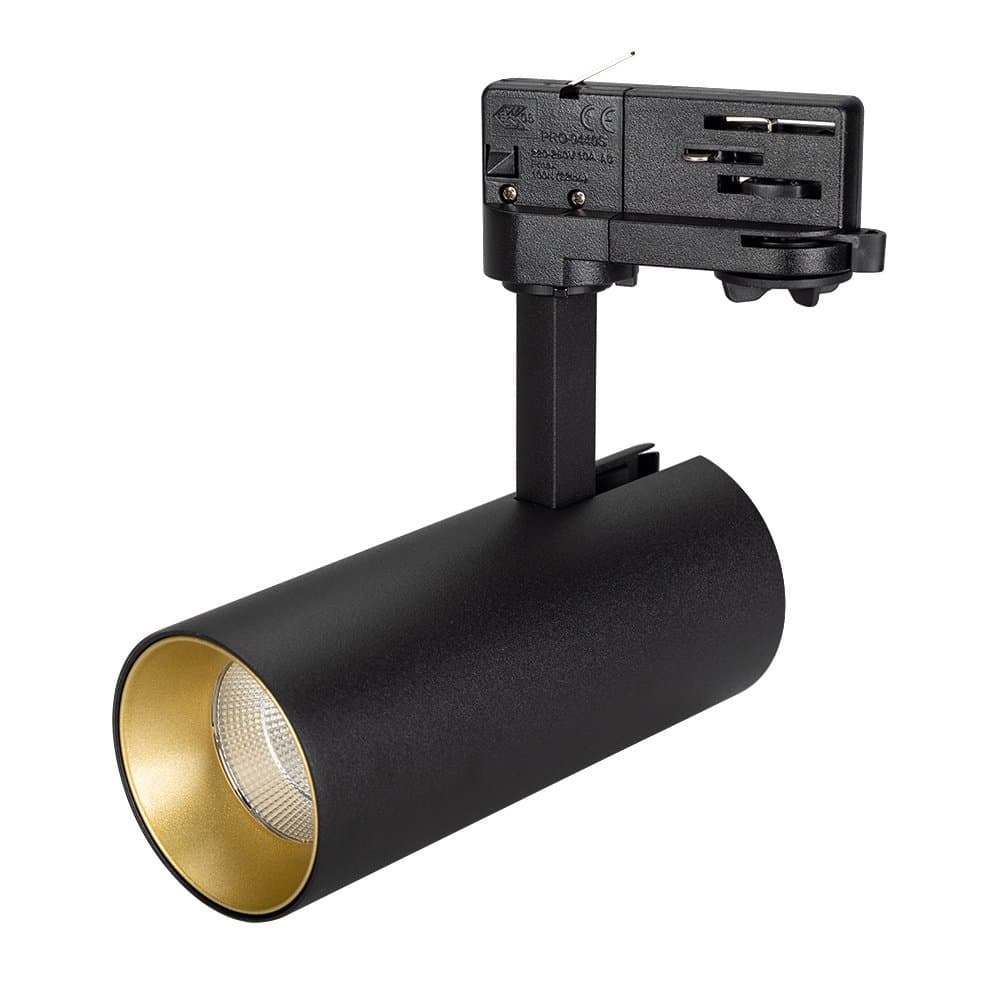 Arlight Светильник SP-POLO-TRACK-LEG-R65-8W Warm3000 (BK-GD, 40 deg) (IP20 Металл, 3 года) 027472 — миниатюра 1
