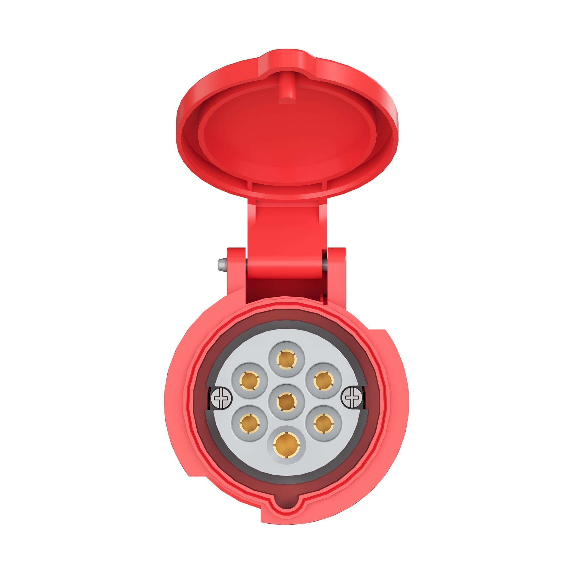 Розетка кабельная CS IP44 32A 6P+E 400В — миниатюра 3
