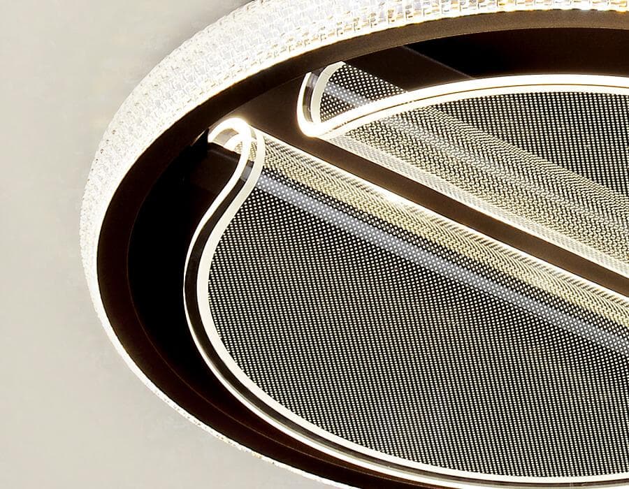 Ambrella Потолочный светодиодный светильник с пультом FA604 CF кофе 88W D470*90 (ПДУ РАДИО 2.4) — миниатюра 2