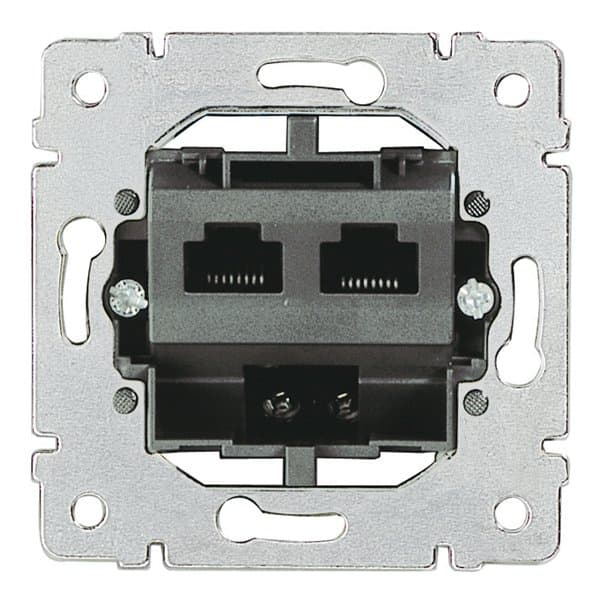 Legrand PRO 21 Мех Розетка ТЛФ 2-ая RJ 45 8 контактов 775936