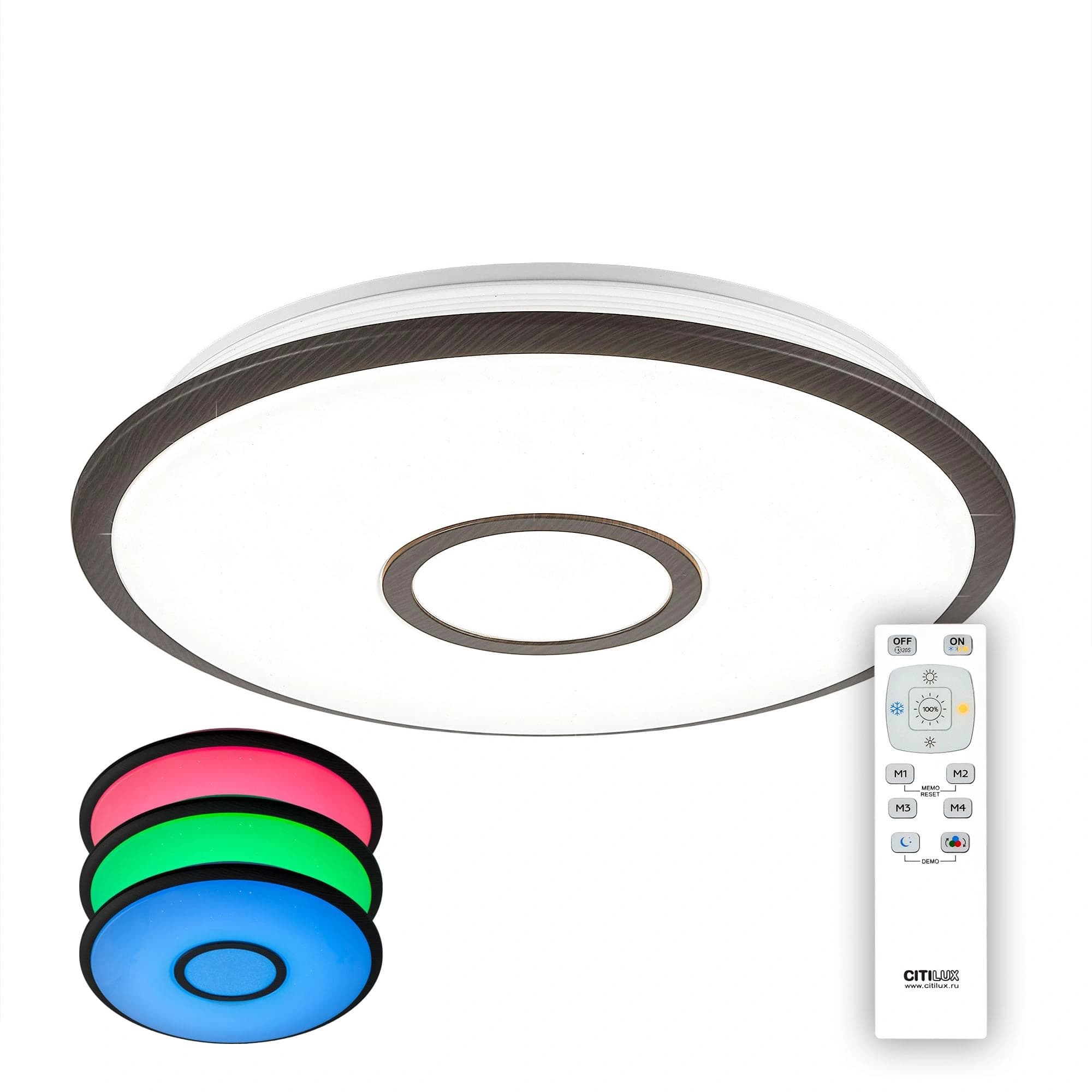 Citilux CL70335RGB Старлайт Венге LED Светильник с пультом — миниатюра 1