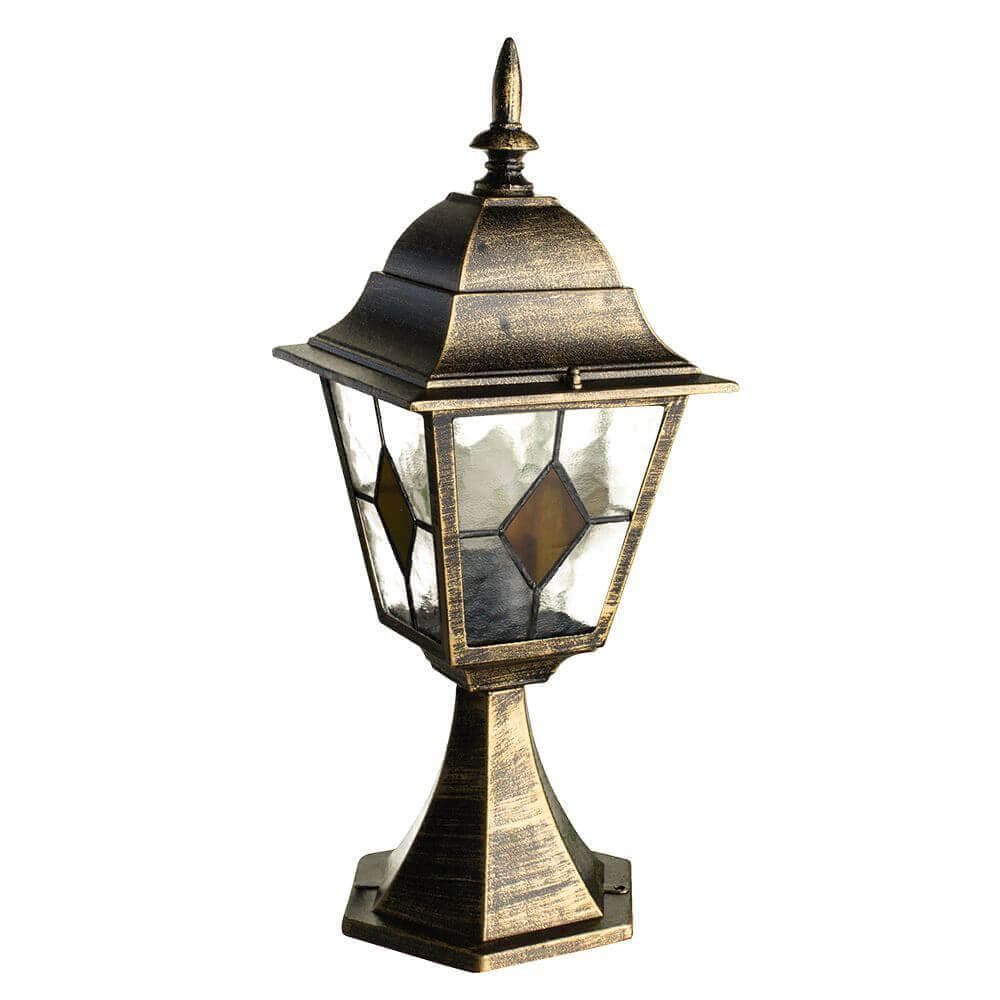 Arte Lamp Berlin Коричневый/Белый Светильник уличный наземный 1x75W E27 A1014FN-1BN — миниатюра 1