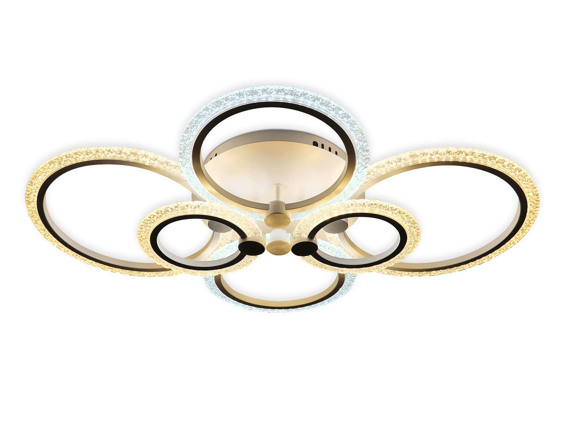 Ambrella Потолочный светодиодный светильник с пультом FA4065/6 WH белый 4200K/3000+6400K/6400K+3000K 65W 645*450*120 (ПДУ ИК) — миниатюра 3