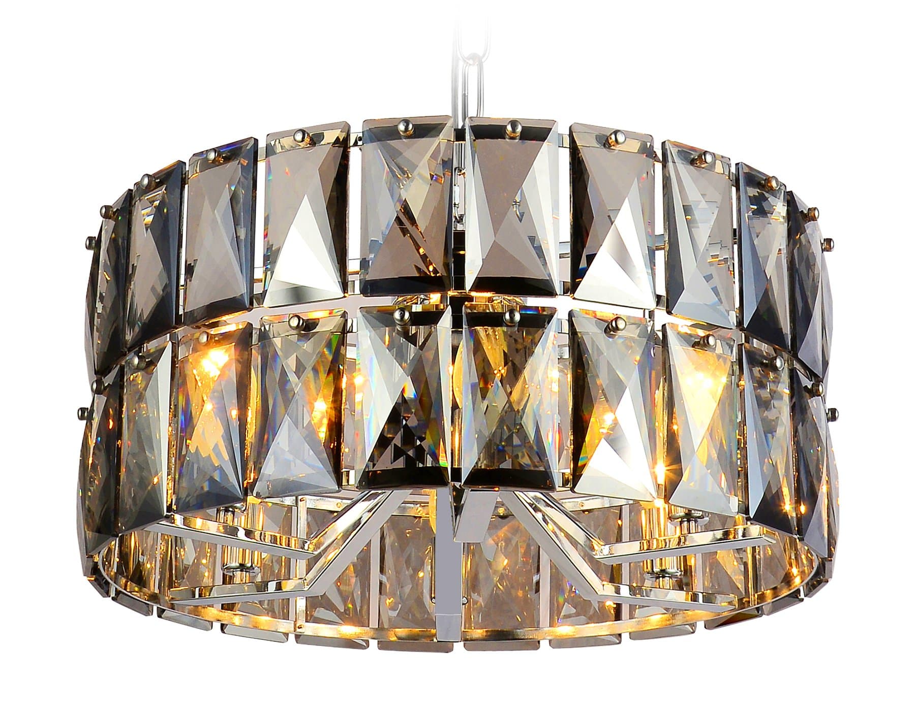 Ambrella Подвесная люстра TR5160/6 CH/SM хром/дымчатый E14/6 max 40W D520*945