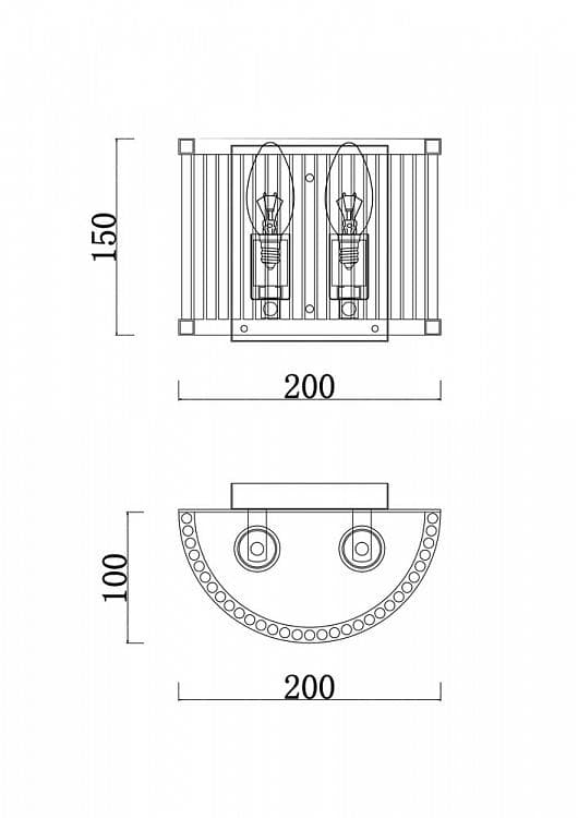 Freya Modern Никель Бра FR5053WL-02N — миниатюра 5