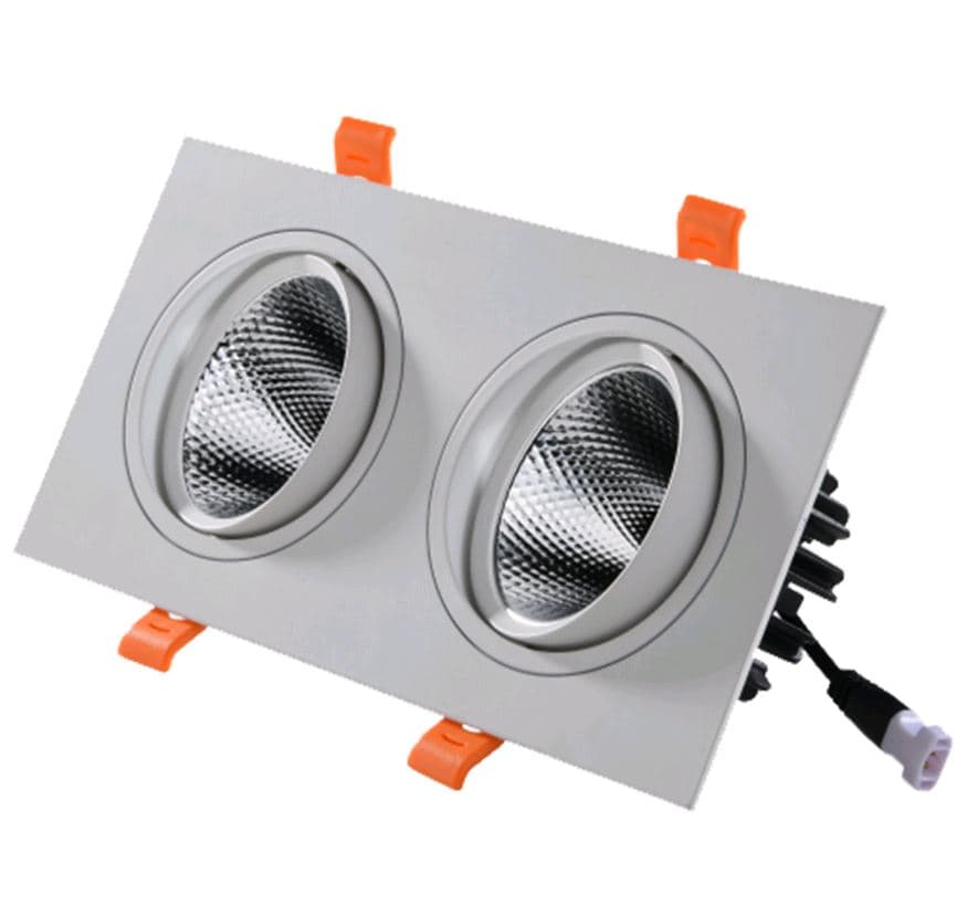 Kink Light 2132 Светильник встраиваемый белый w17,4*9,2 Led 2*5W (4000K)