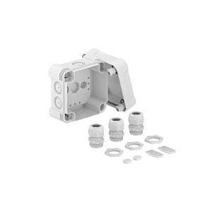 OBO Bettermann Распределительная коробка X04, IP 67, 114х114х78 мм, с 3-я кабельными вводами V-TEC M20 2005034 — миниатюра 2