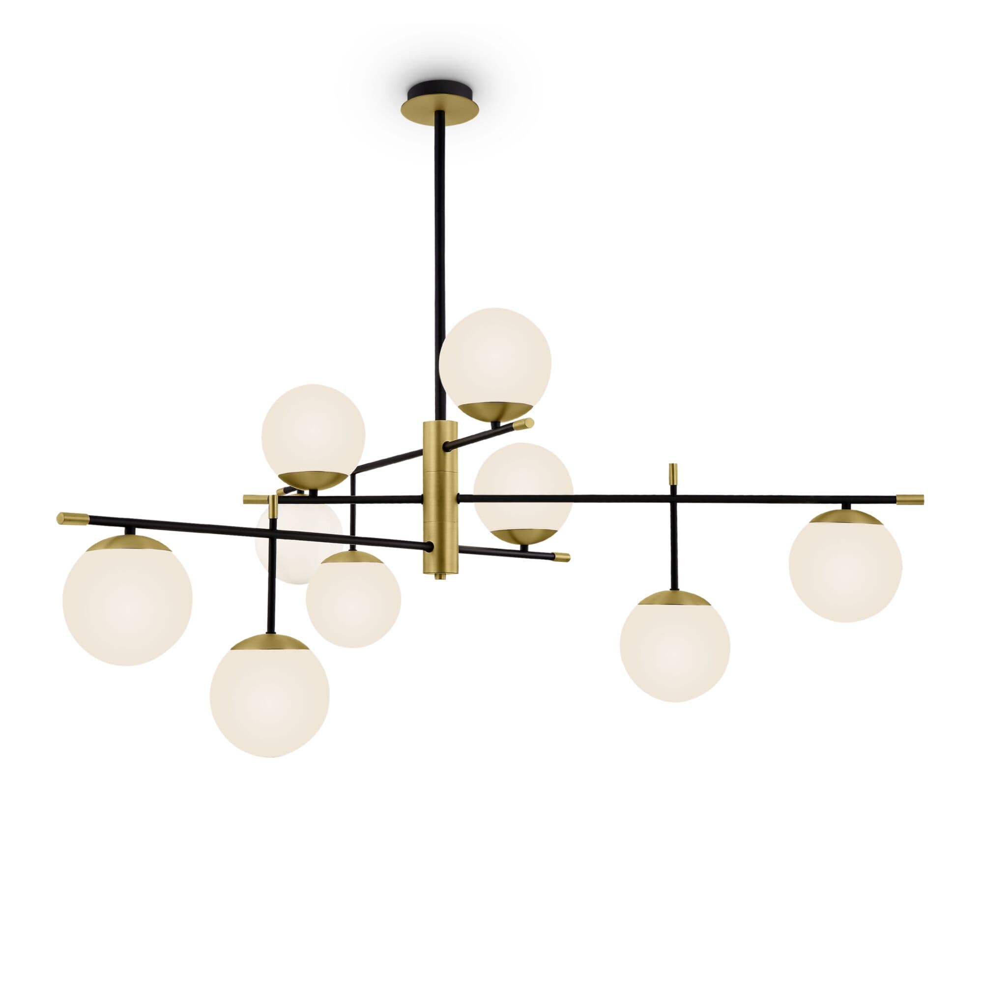 Maytoni Светильник подвесной Modern Nostalgia Матовое Золото MOD048PL-09G — миниатюра 7