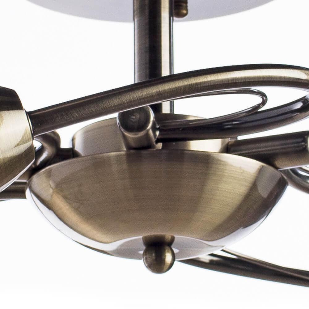 Arte Lamp Innocente Бронза/Белый Светильник потолочный 5x60W 5xE14 A6056PL-5AB — миниатюра 6
