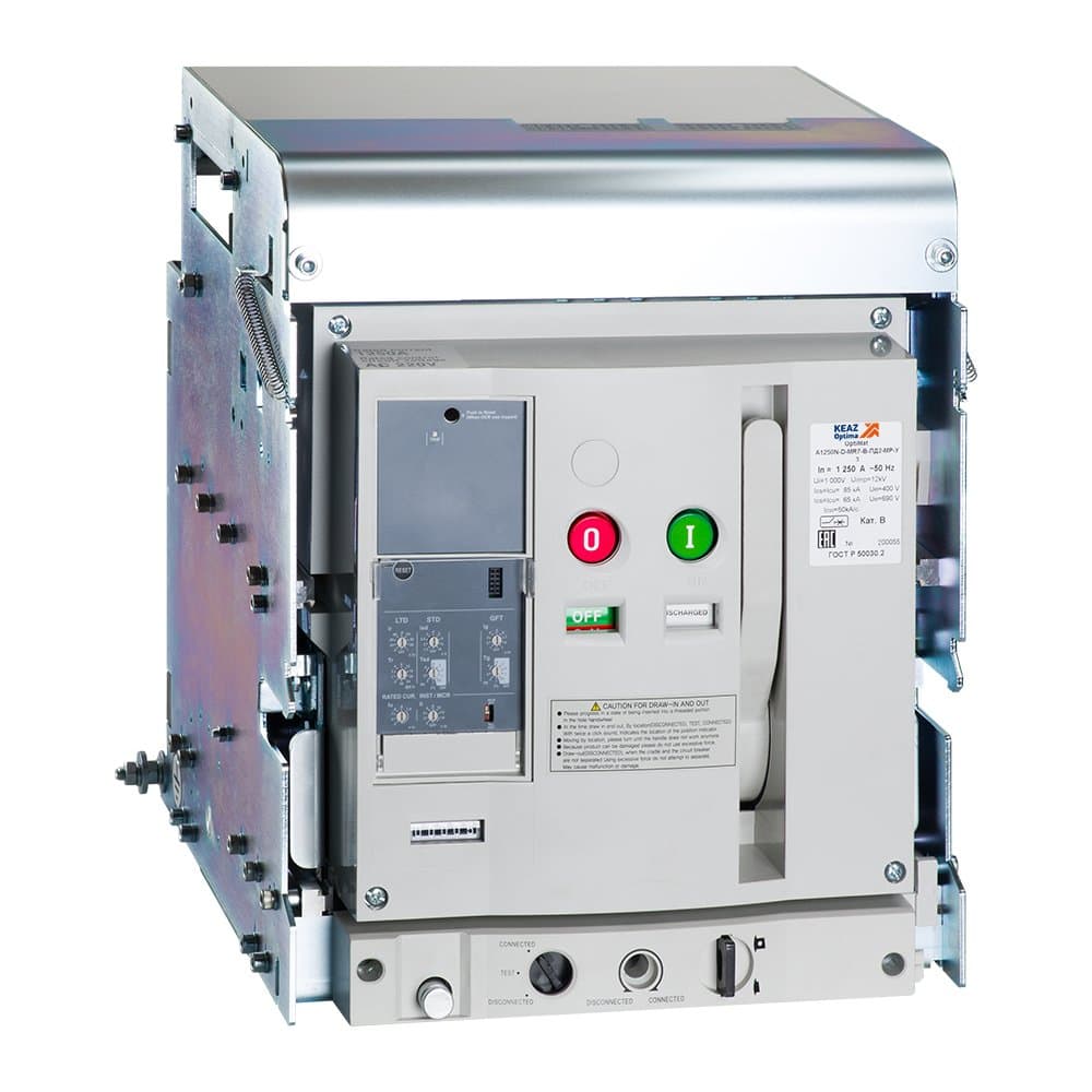КЭАЗ Выключатель автоматический OptiMat A-1600-S2-3P-85-D-MR7.0-B-C2202-M2-P01-S1-03