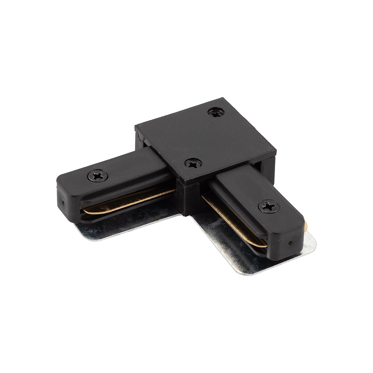 Denkirs TR1102-BK Черный Соединитель для шинопровода L-образный