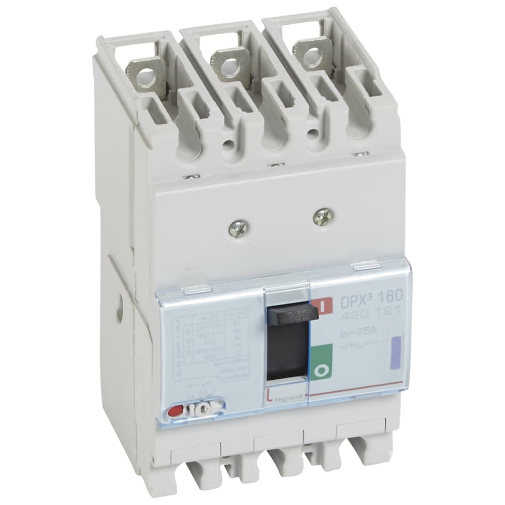 Legrand DPX3 160 Автоматический выключатель 3P 25А 50kA 420121 — миниатюра 1