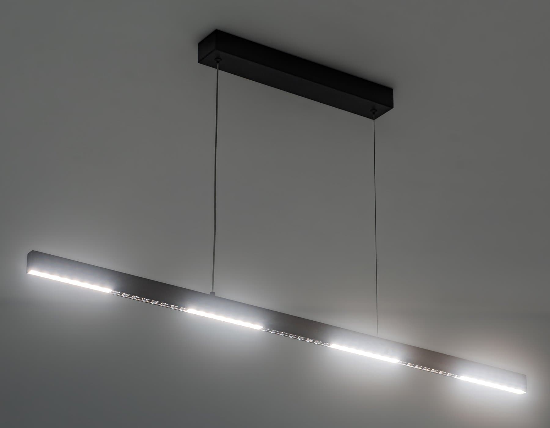 Ambrella Светильник подвесной светодиодный FL5832 BK черный 25W 3000K/4200K/6400K 1037*17.5*750 (без ПДУ) — миниатюра 2
