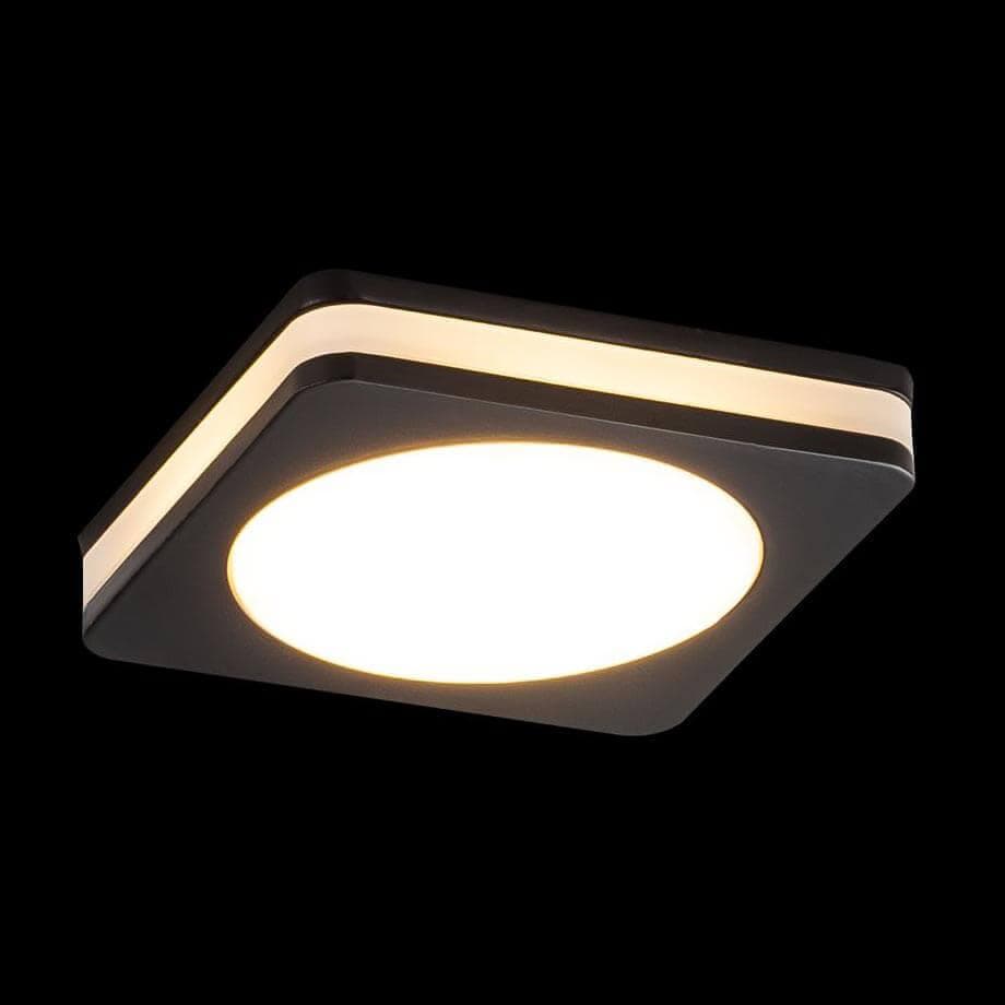 Maytoni Technical Phanton Черный Встраиваемый светильник LED 7W 400Лм DL2001-L7B — миниатюра 8
