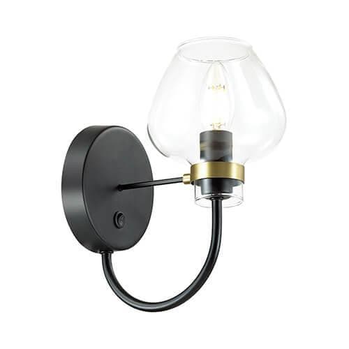 Lumion 3708/1W LN18 137 чёрный Бра E14 40W 220V ILONA — миниатюра 1
