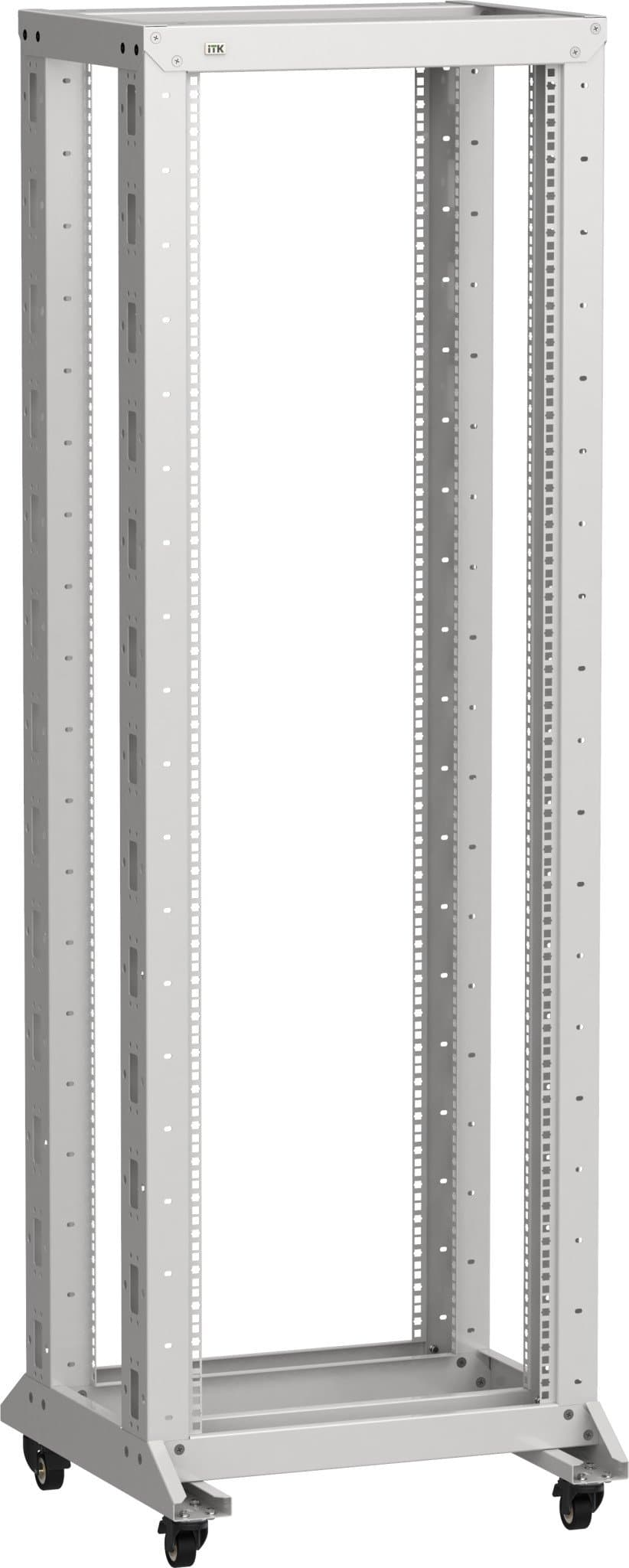 IEK LINEA F ITK Стойка 2-рамная на рол. 20U 600х600мм серая LF35-20U66-2RM