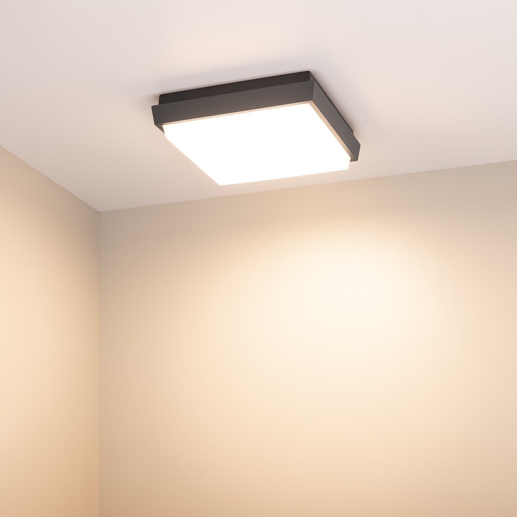 Arlight Светильник LGD-AREA-S175x175-10W Warm3000 (GR, 110 deg, 230V) (IP54 Металл, 3 года) 029951 — миниатюра 5