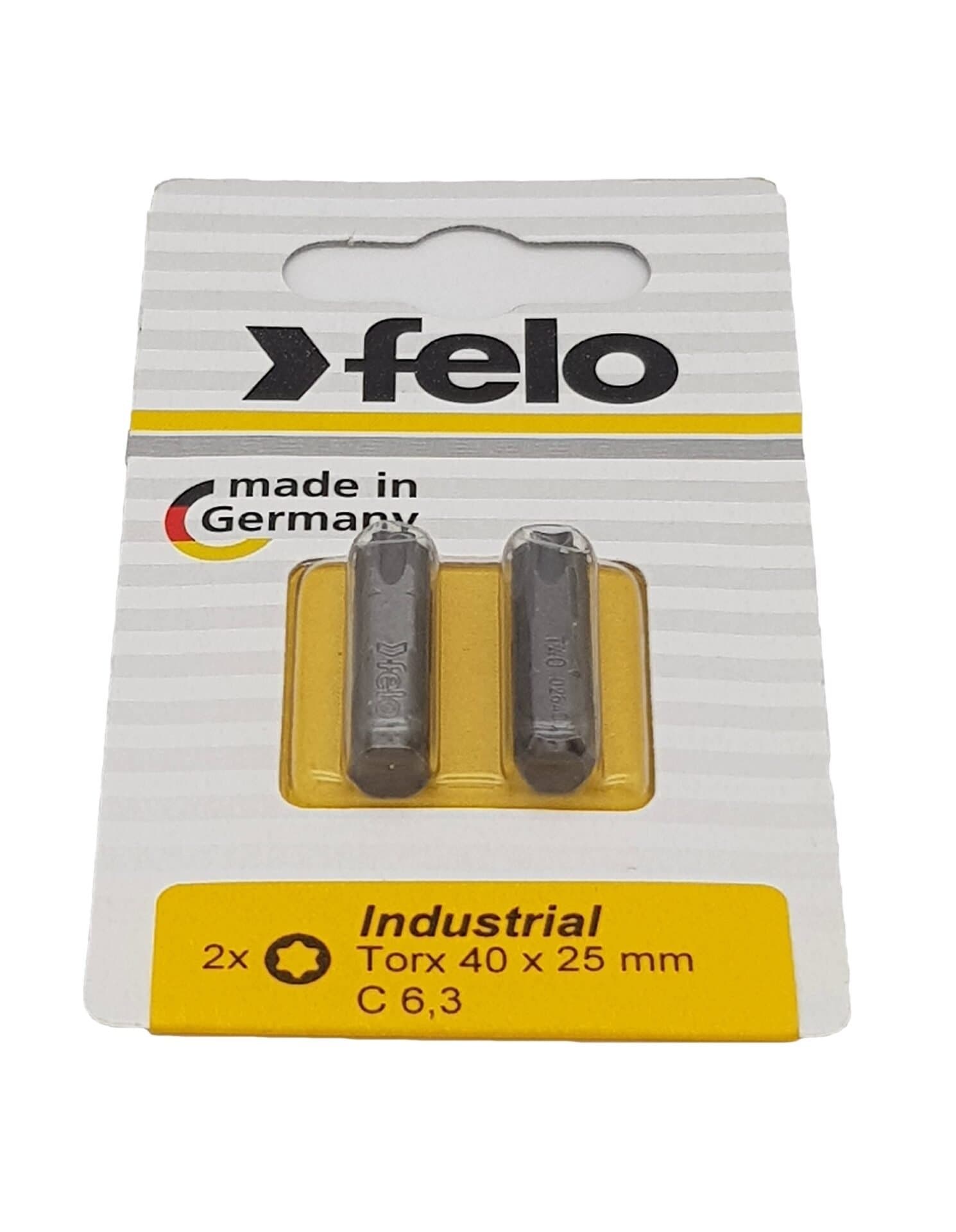 Felo Бита Torx 40X25, серия Industrial, 2 шт в блистере 02640036 — миниатюра 3