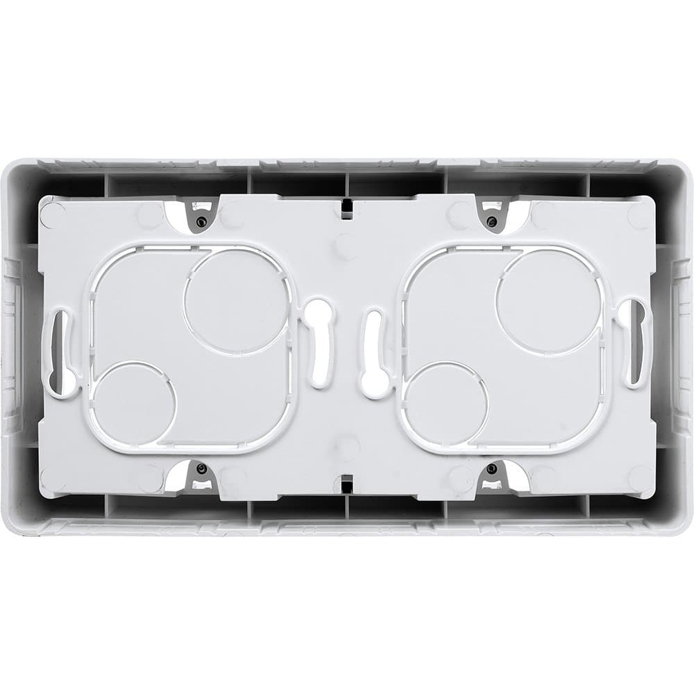 Legrand INSPIRIA Белый Коробка накладного монтажа - 2 поста 673990 — миниатюра 4