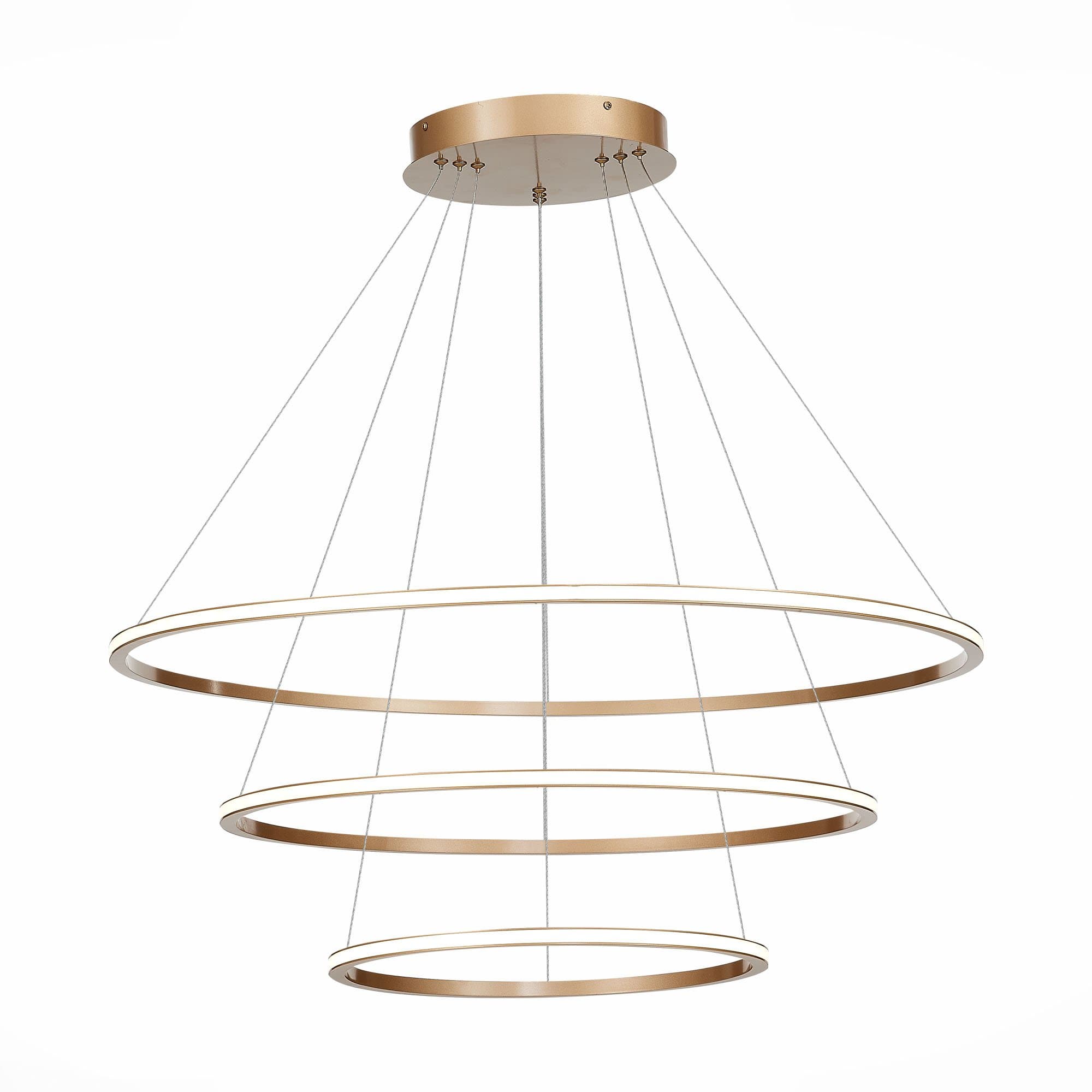 ST LUCE  ST604.243.114 Светильник подвесной Золотистый/Белый LED 1*11W 4000K