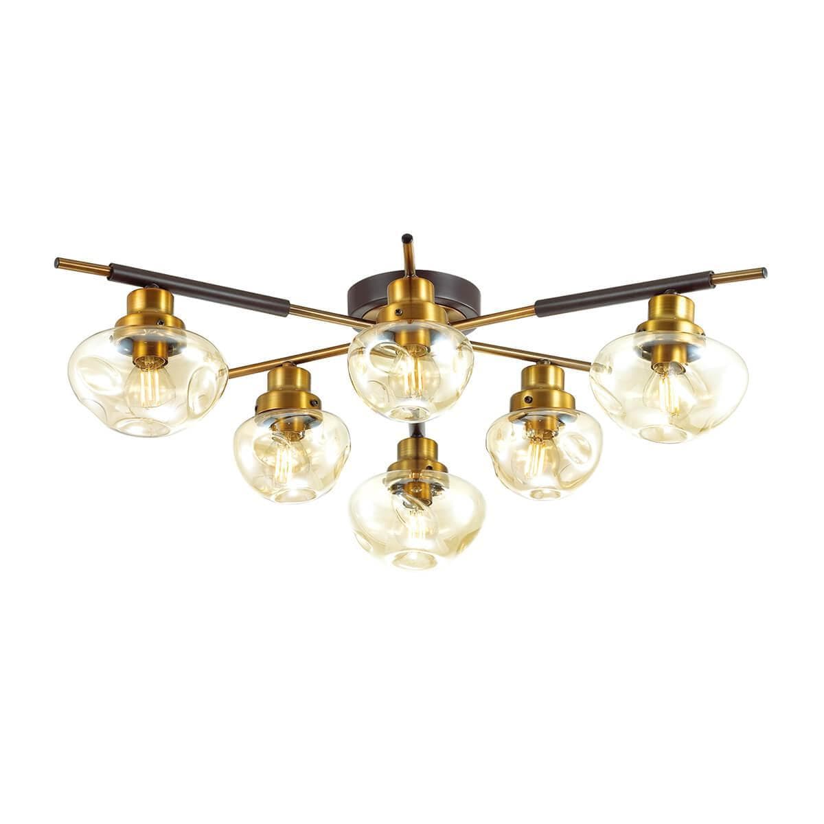 Lumion 4405/6C LN19 064 коричневый, золотой Люстра потолочная E14 6*40W 220V YOSHI
