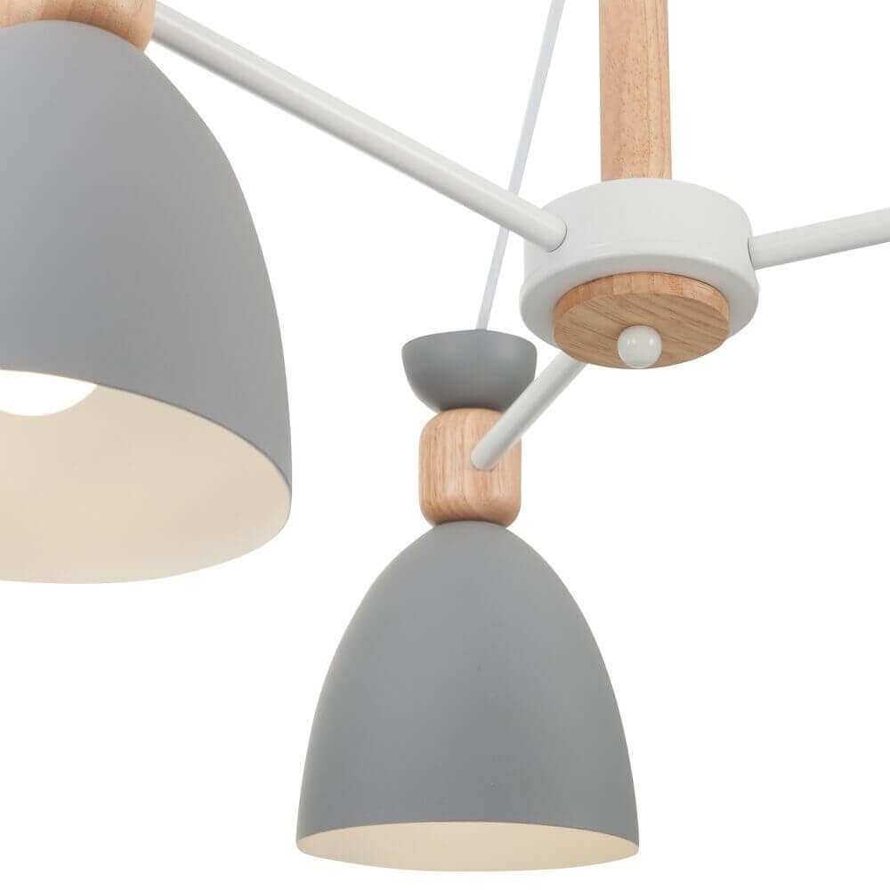 Freya Modern Delia Белый Потолочный светильник E27 60W FR5033CL-03W — миниатюра 4