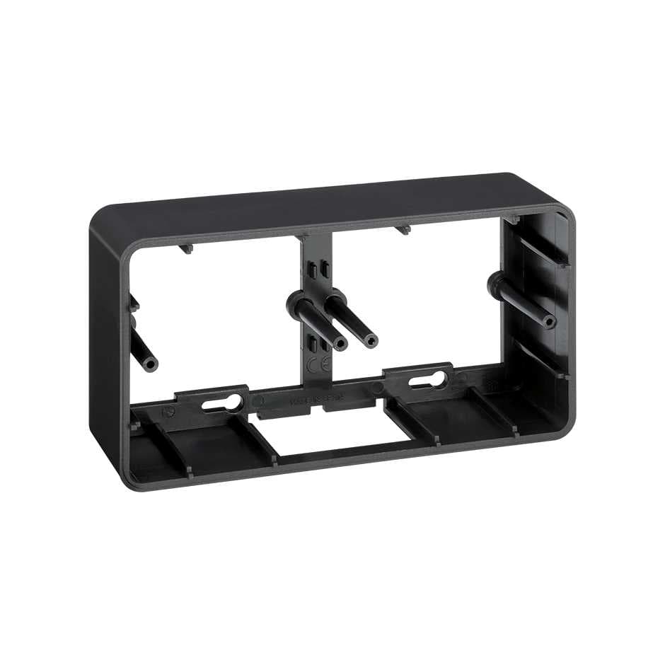 Simon Connect Графит Коробка для наружного монтажа на 2 модуля K45 R450-14
