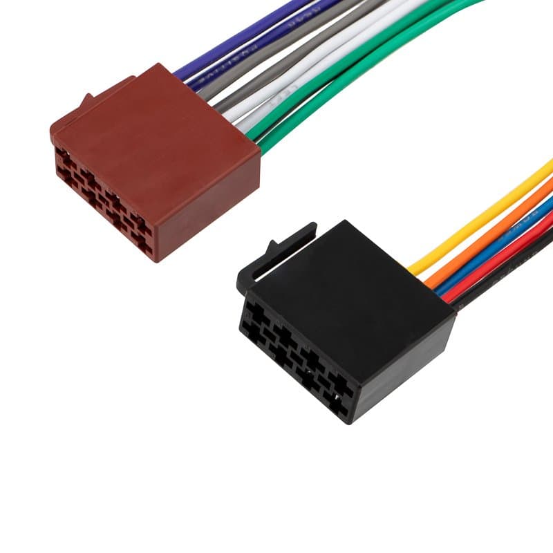 Разъем для автомагнитолы "Евро" ISO, 2 гнезда, (1шт.) Rexant 06-0127-C