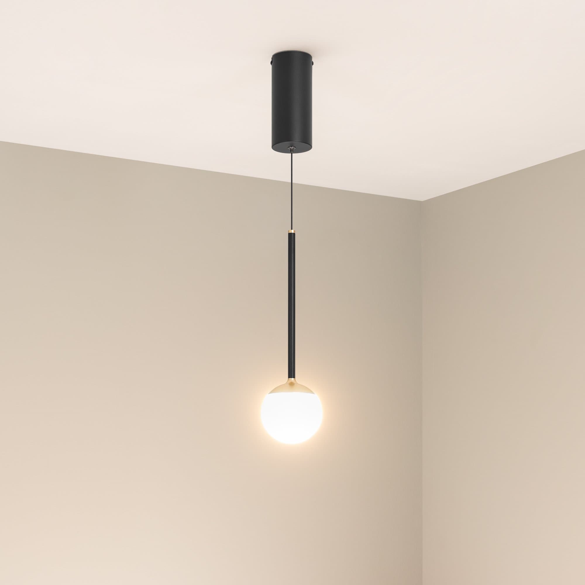 Arlight Светильник SP-BEADS-HANG-T-R100-8W Warm3000 (BK-GD, 180 deg, 230V) (IP20 Металл, 5 лет) 036519 — миниатюра 5