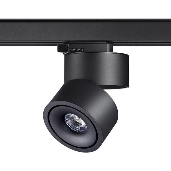 Novotech 358779 PORT NT21 101 черный Трехфазный трековый светодиодный светильник IP20 LED 15W 4000K 1300Лм 100-265V GRODA
