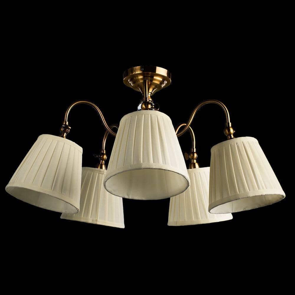 Arte Lamp Seville Медь/Белая Люстра 40W E14 A1509PL-5PB — миниатюра 5