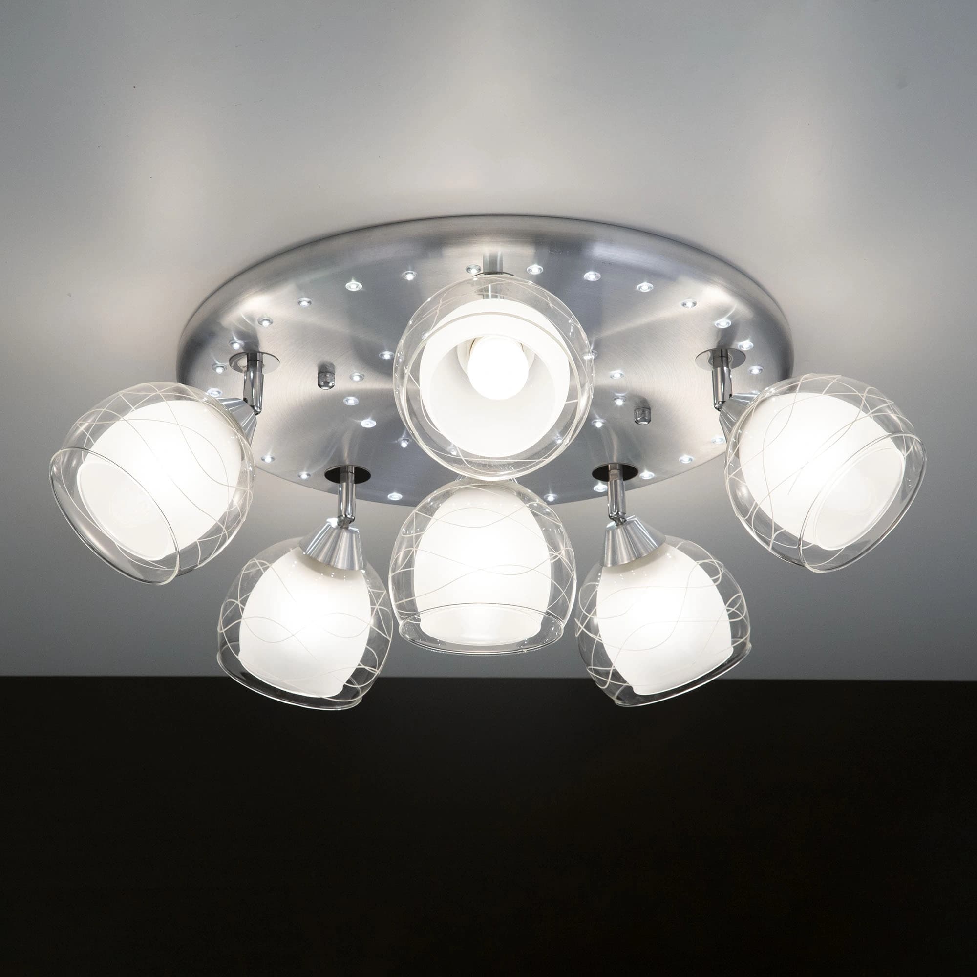 Citilux CL158162 Самба+LED Алюм+Хром Светильник Люстра — миниатюра 5