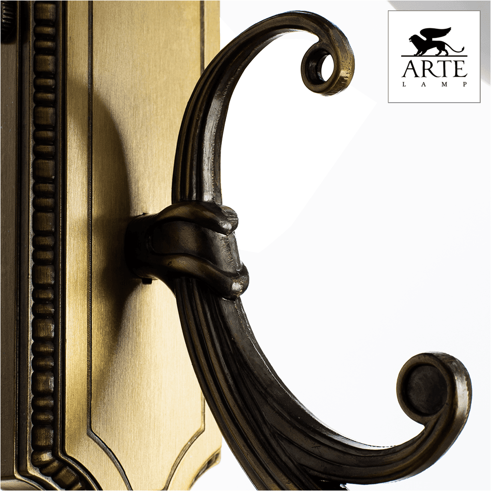 Arte Lamp Windsor Бронза/Белый Бра 40W E14 A3777AP-1AB — миниатюра 3