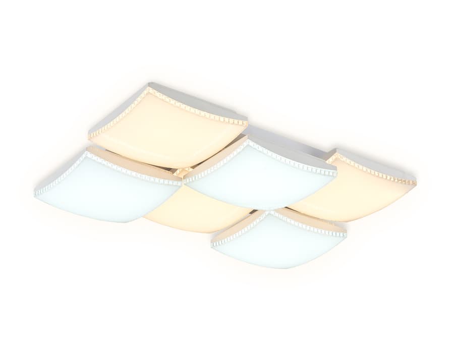 Ambrella Потолочный светодиодный светильник с пультом FP2326 WH белый 216W 810*540*145 (ПДУ РАДИО 2.4)