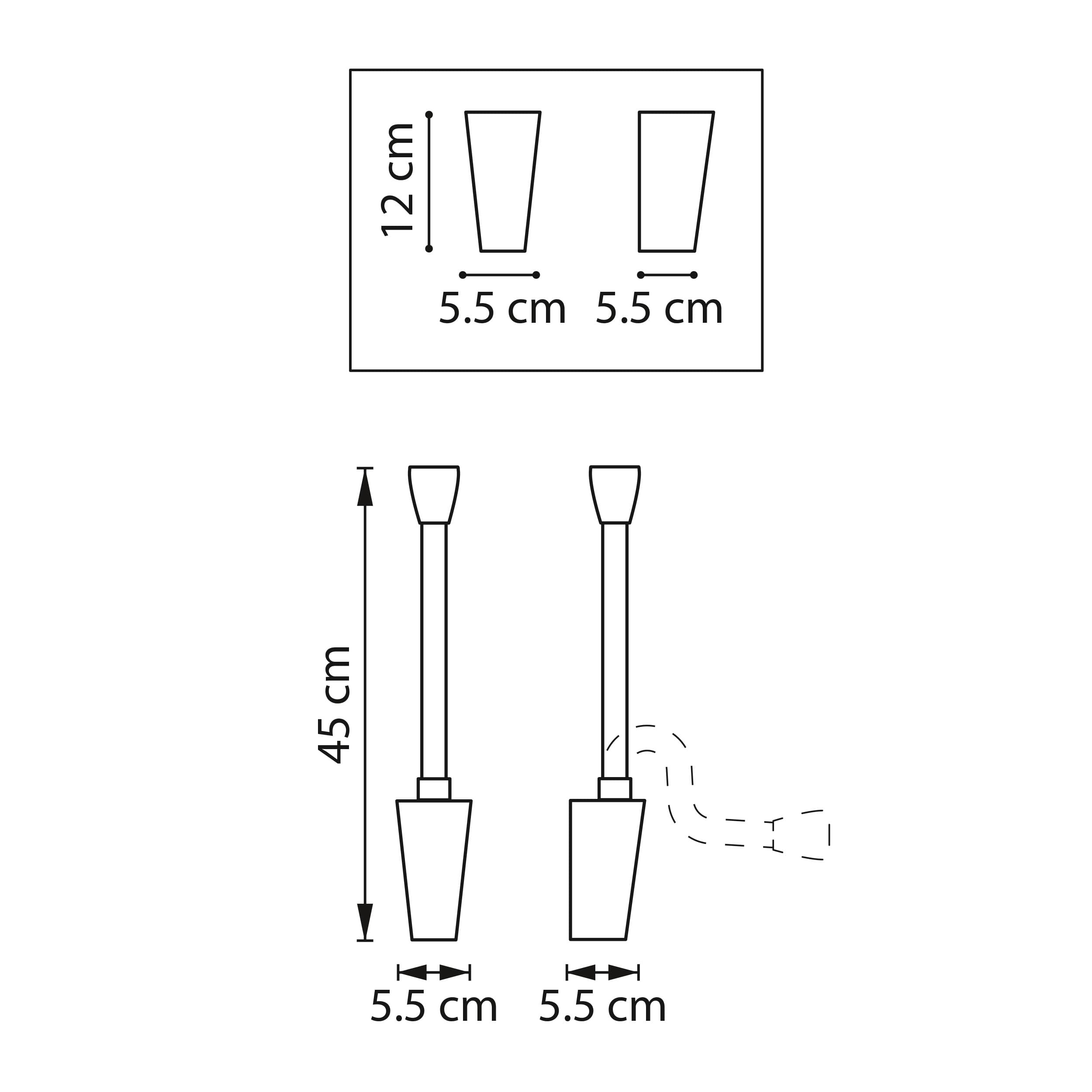 Lightstar Muro Черный/Хром/Черный Настенный светильник Muro 808647 G9 2х40W IP20 — миниатюра 2